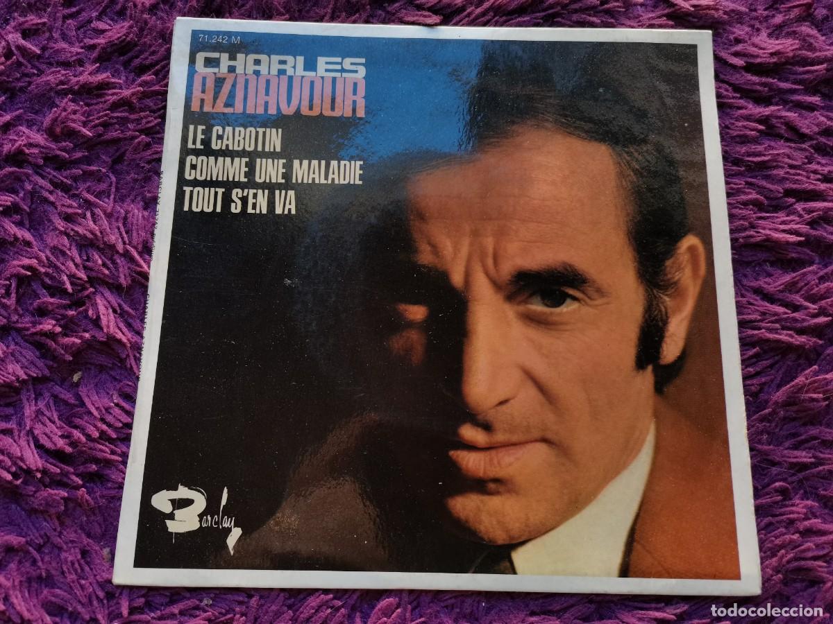 Discos de vinilo: Charles Aznavour &ndash; Le Cabotin Vinilo 7&rdquo; EP 1968 France 71242