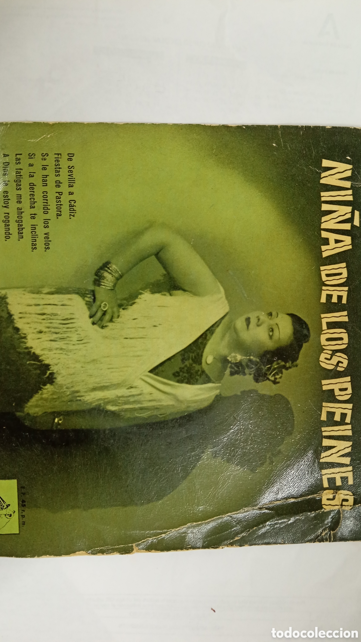 Discos de vinilo: Ep ni&ntilde;a de los peines firmado