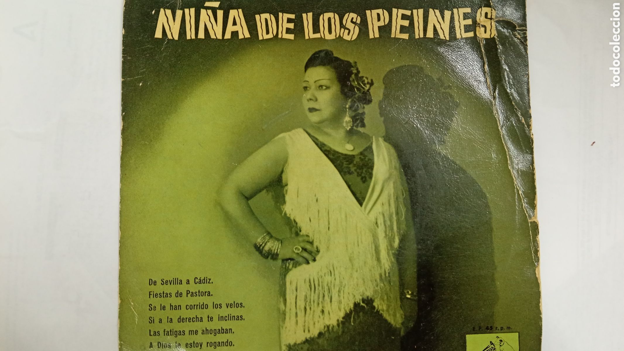 Discos de vinilo: Ep ni&ntilde;a de los peines firmado