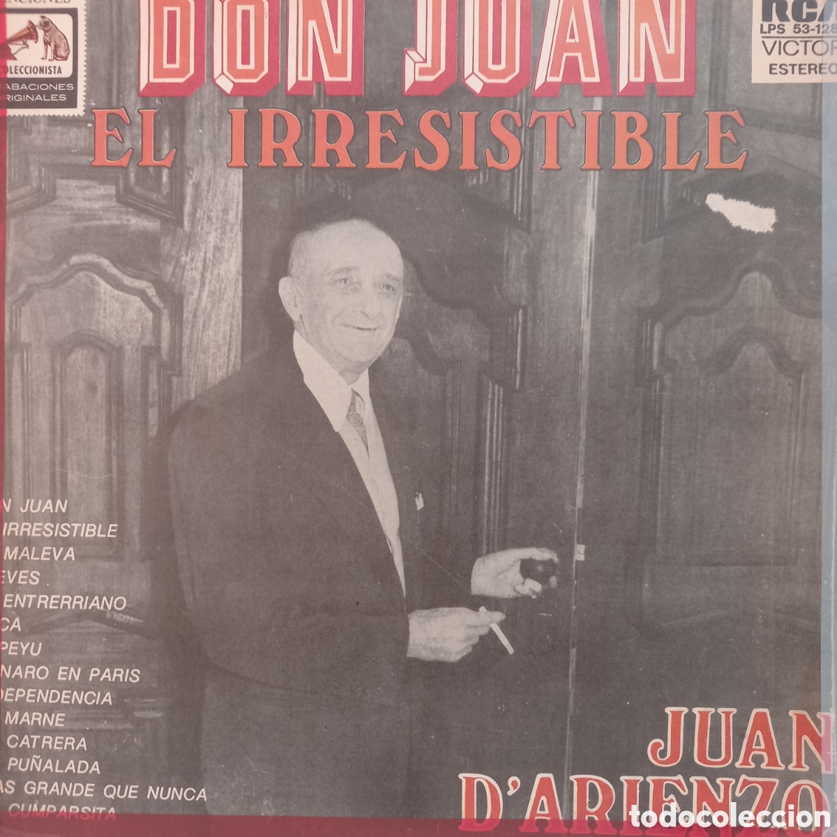 Discos de vinilo: Lp Tango Juan darienso d de arienzo d'arienzo podesta ponzio pesce legatti pardo buglione rossi