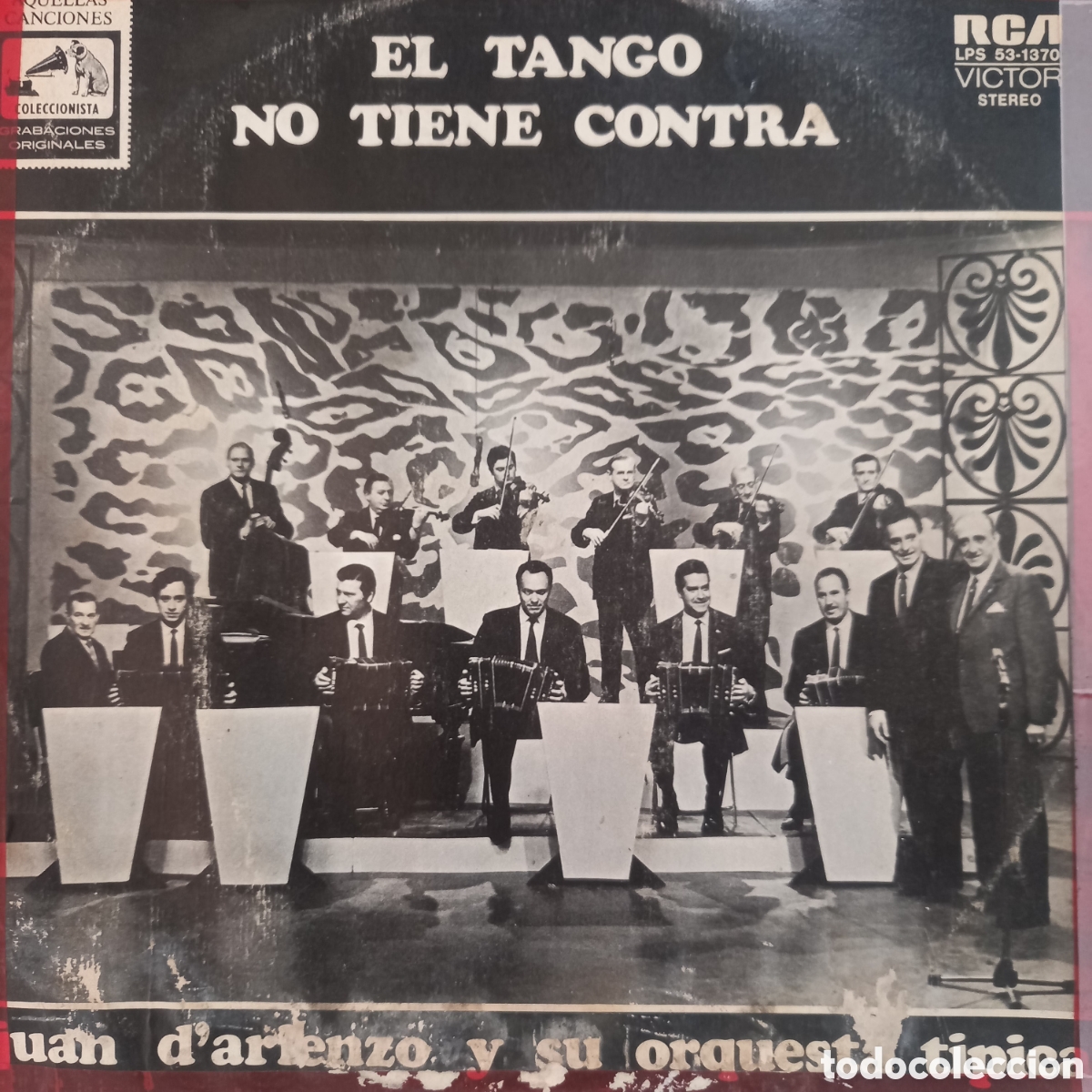 Discos de vinilo: Lp Tango Juan d arienzo hector maure Alberto echague firpo
