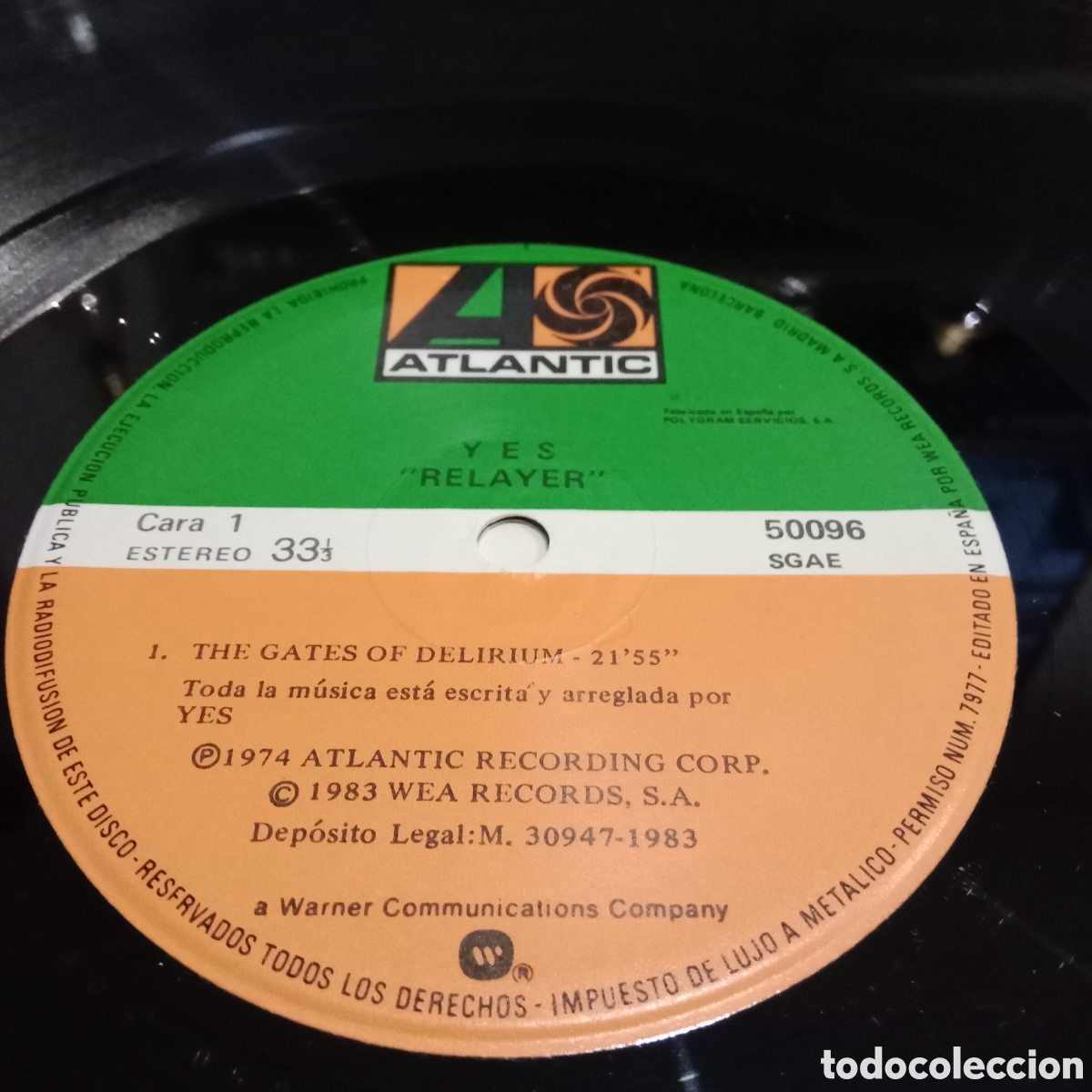 Discos de vinilo: YES - RELAYER - LP GATEFOLD - Foto 8