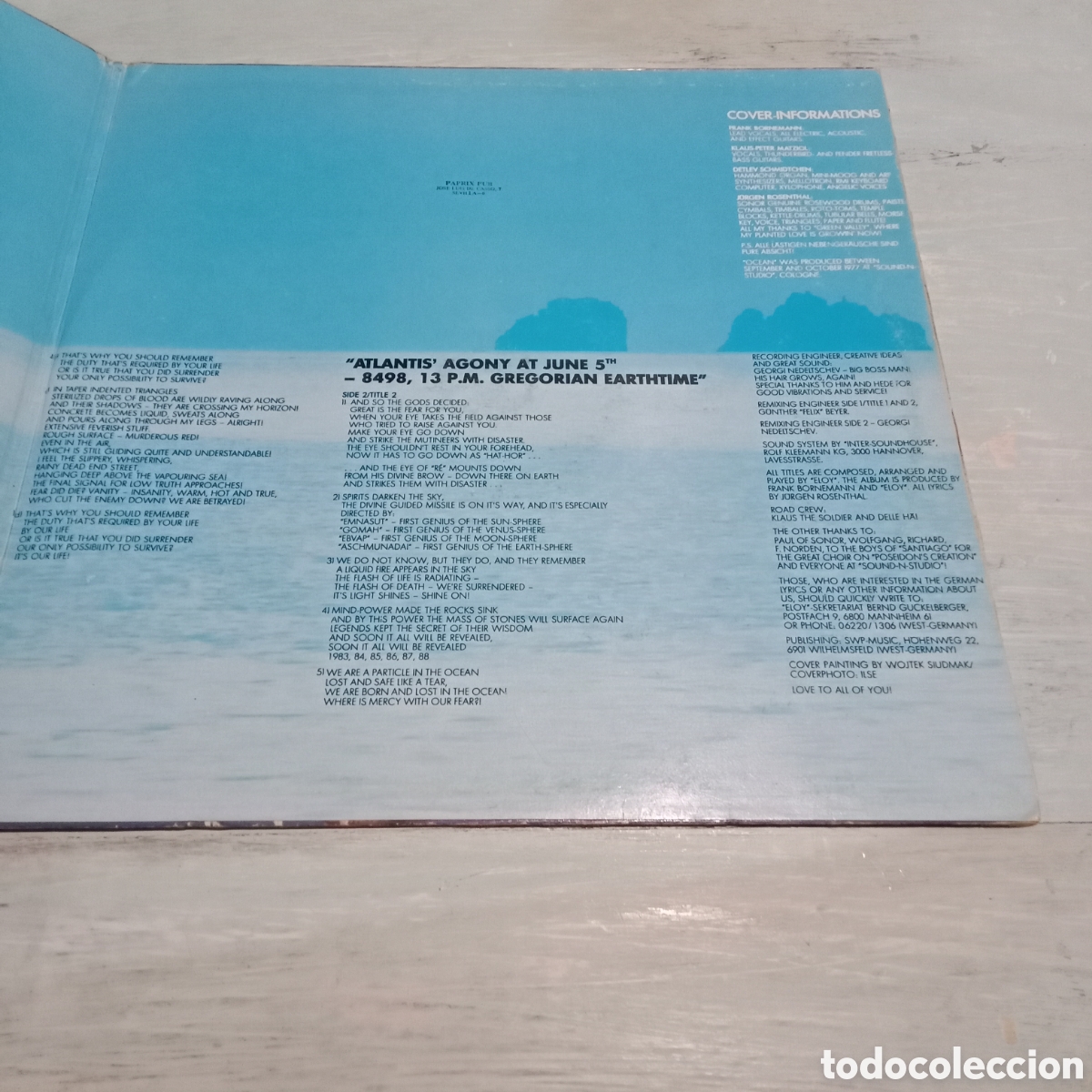 Discos de vinilo: ELOY - OCEAN - LP GATEFOLD - Foto 5