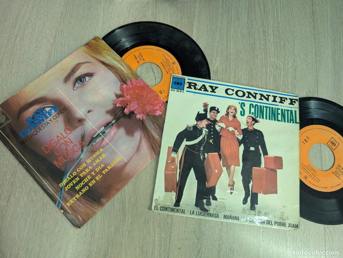 Discos de vinilo: RAY CONNIFF - LOTE DE 2 EP&acute;S DE CBS - S. CONTINENTAL +3..Y DIGALO CON MUSICA +3 DE 1962