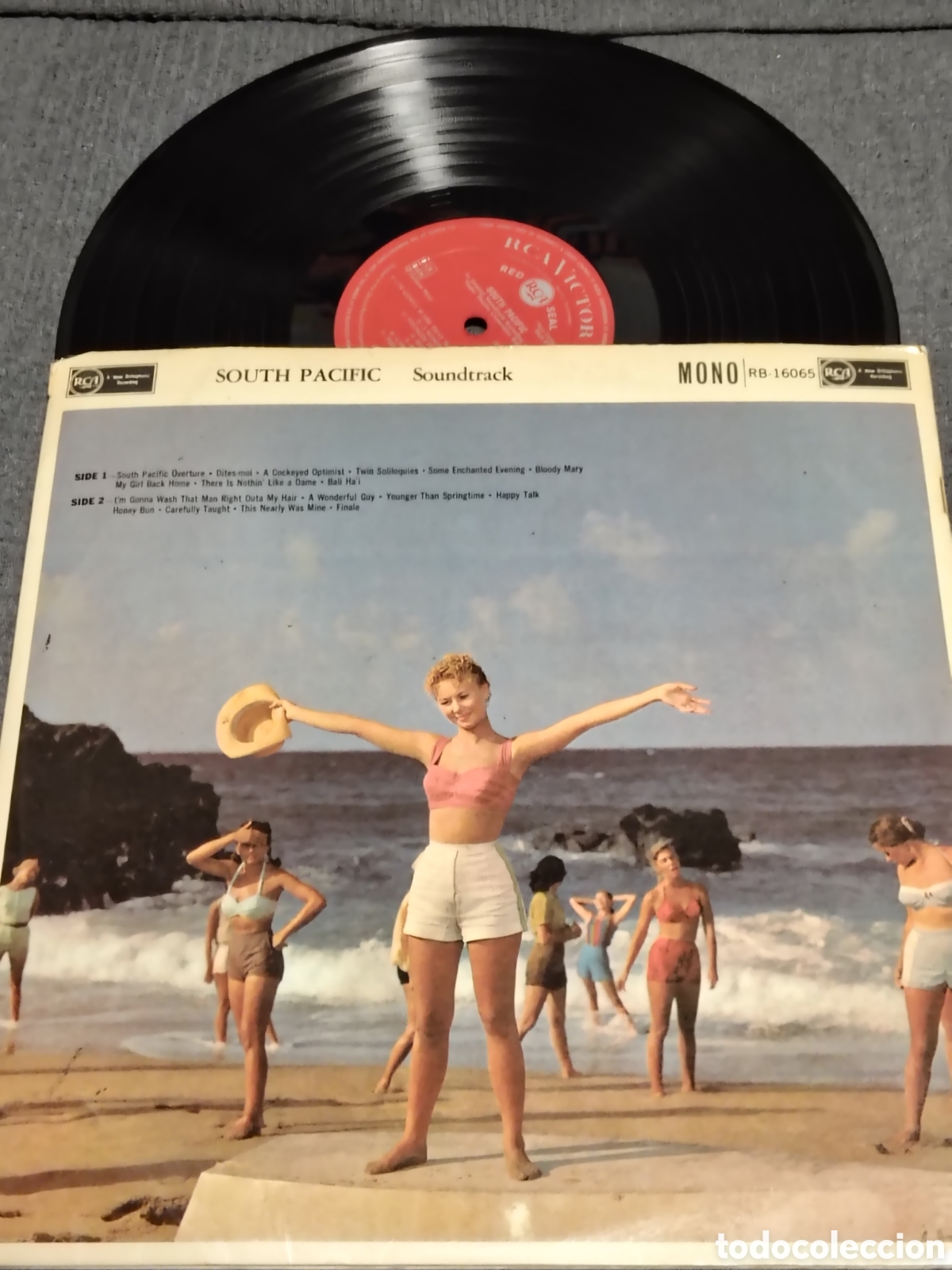 Discos de vinilo: banda sonora original de &rdquo;South Pacific&rdquo; (edici&oacute;n de 1958 - Foto 2