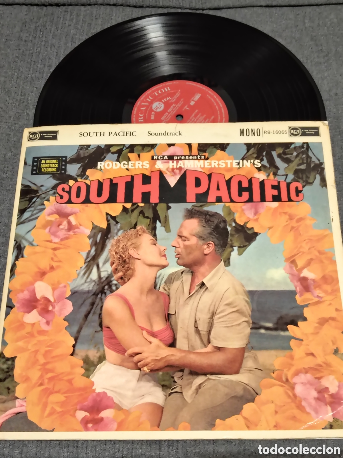 Discos de vinilo: banda sonora original de &rdquo;South Pacific&rdquo; (edici&oacute;n de 1958