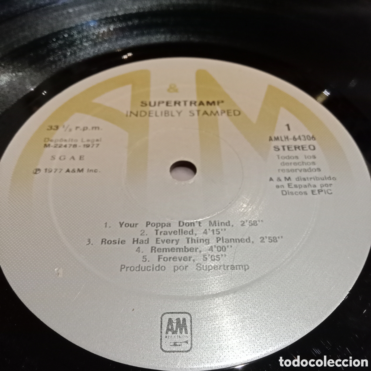 Discos de vinilo: SUPERTRAMP - INDELIBLY STAMPED - LP GATEFOLD - Foto 6