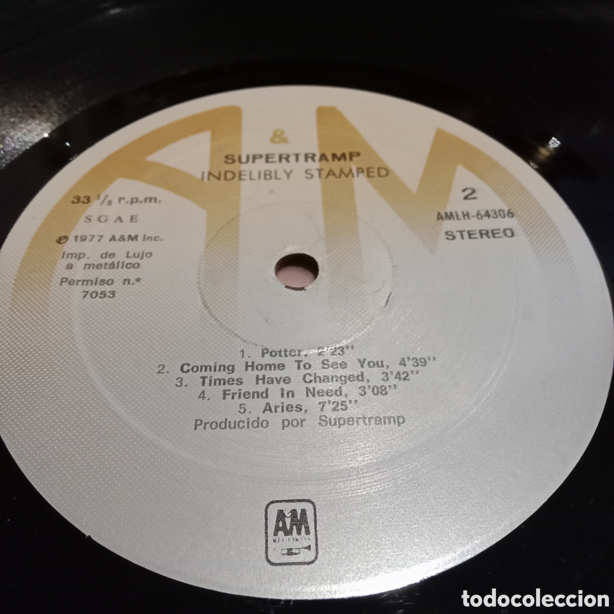 Discos de vinilo: SUPERTRAMP - INDELIBLY STAMPED - LP GATEFOLD - Foto 7