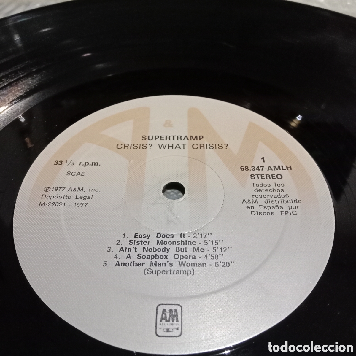 Discos de vinilo: SUPERTRAMP - CRISIS? WHAT CRISIS? - LP - Foto 4