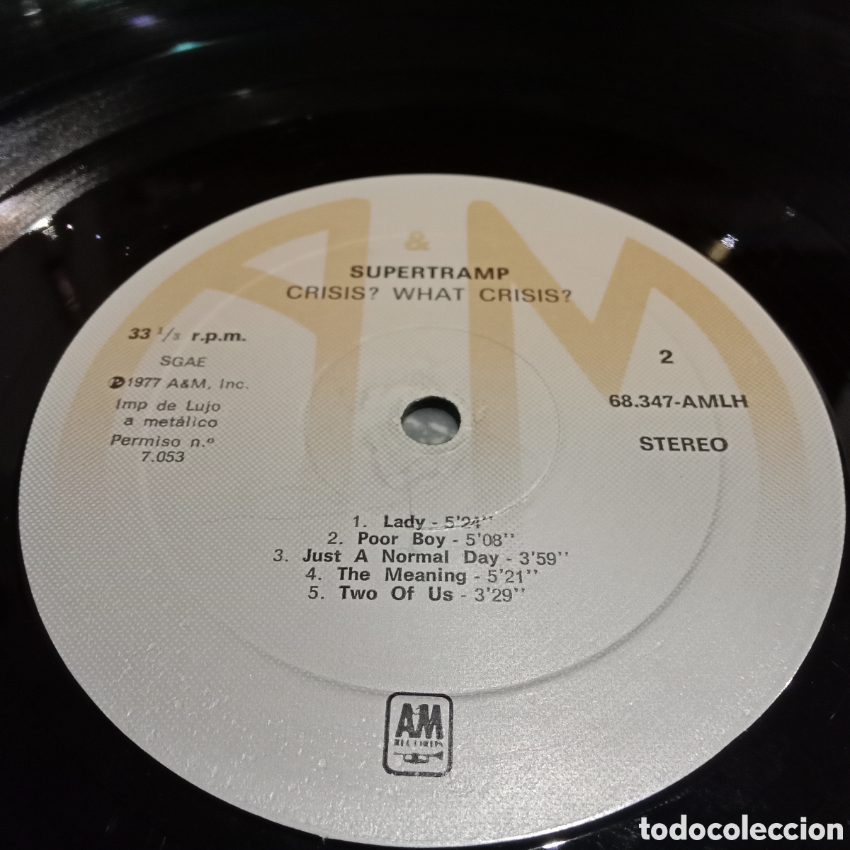 Discos de vinilo: SUPERTRAMP - CRISIS? WHAT CRISIS? - LP - Foto 5