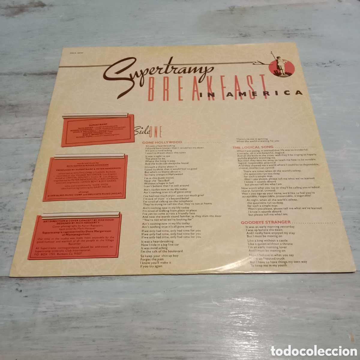 Discos de vinilo: SUPERTRAMP - BREAKFAST IN AMERICA - LP - Foto 4