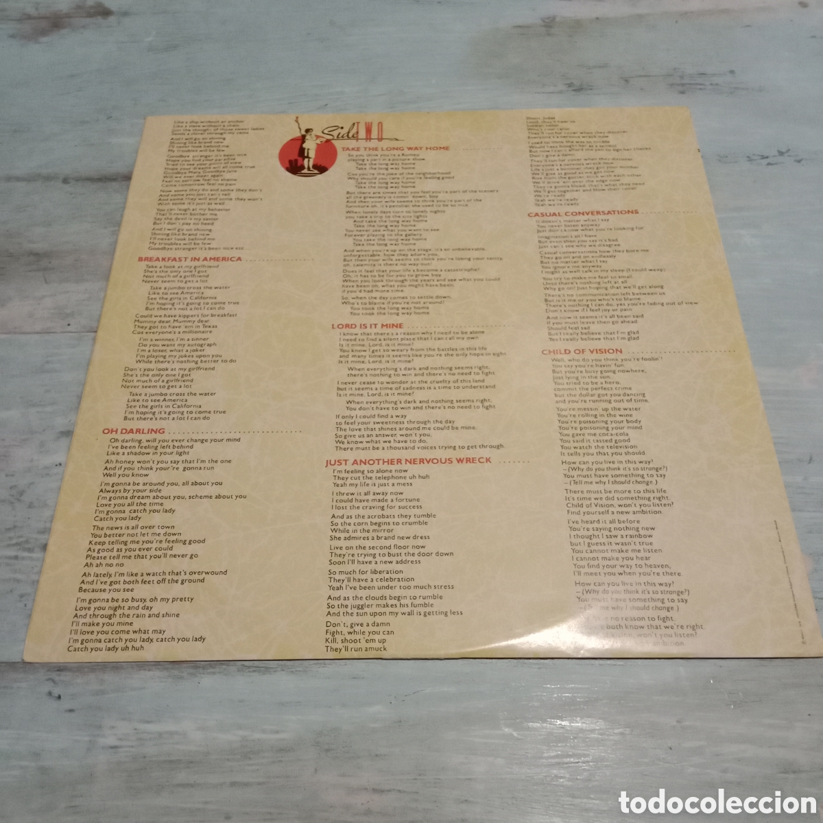 Discos de vinilo: SUPERTRAMP - BREAKFAST IN AMERICA - LP - Foto 5