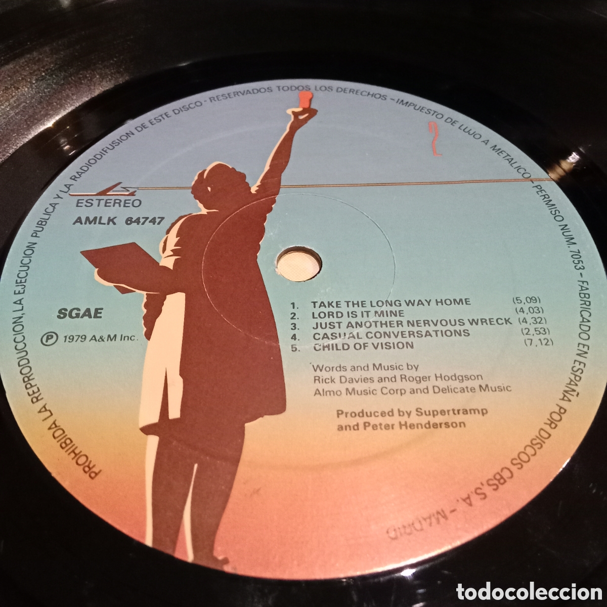 Discos de vinilo: SUPERTRAMP - BREAKFAST IN AMERICA - LP - Foto 7