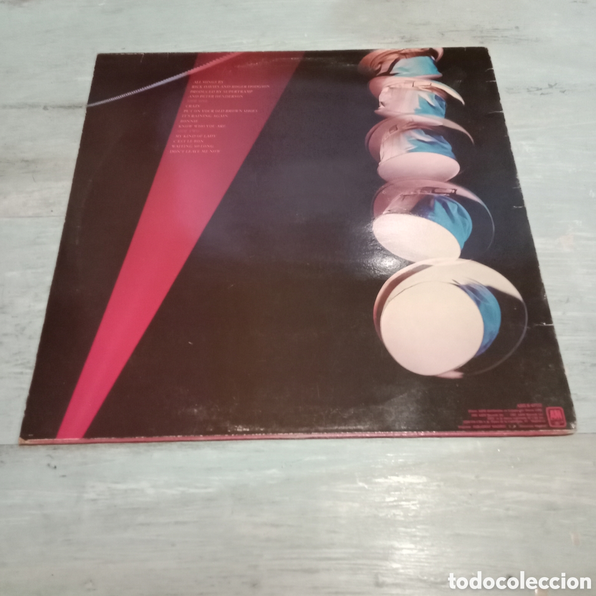 Discos de vinilo: SUPERTRAMP - &rdquo;...FAMOUS LAST WORDS...&rdquo; - LP - Foto 2