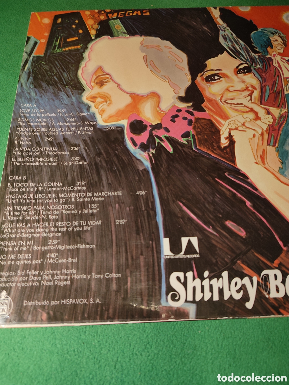 Discos de vinilo: Shirley Bassey - Love story y otros &eacute;xitos - Foto 2