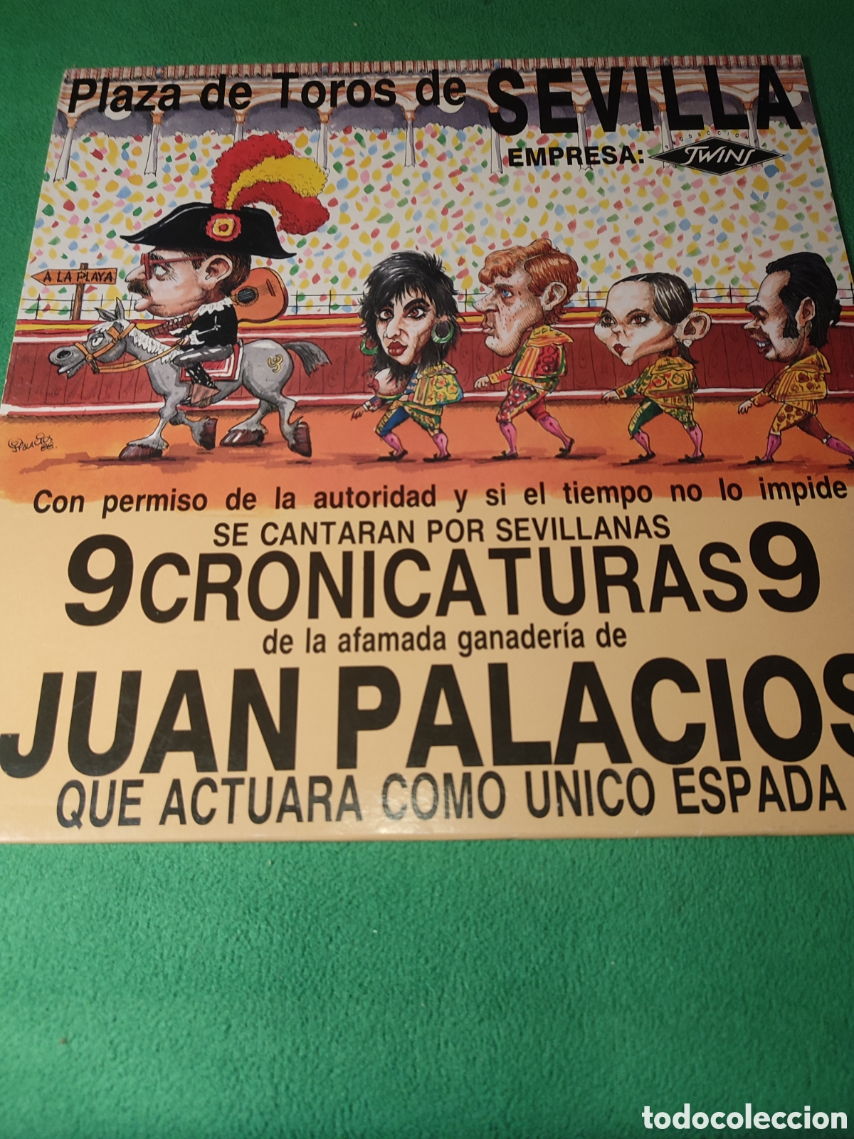 Discos de vinilo: Juan Palacios - 9 Cr&oacute;nicas Taurinas 9