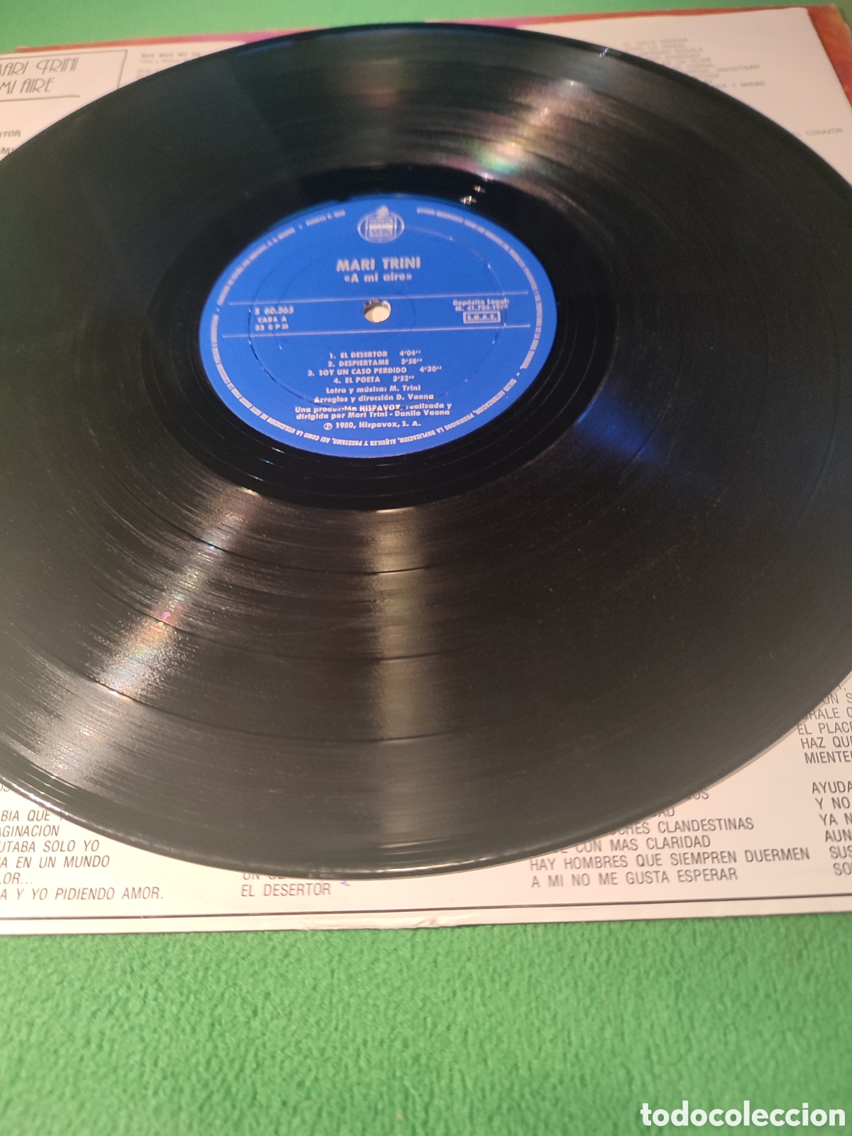 Discos de vinilo: Mari Trini - A m&iacute; aire edici&oacute;n 1979 - Foto 3