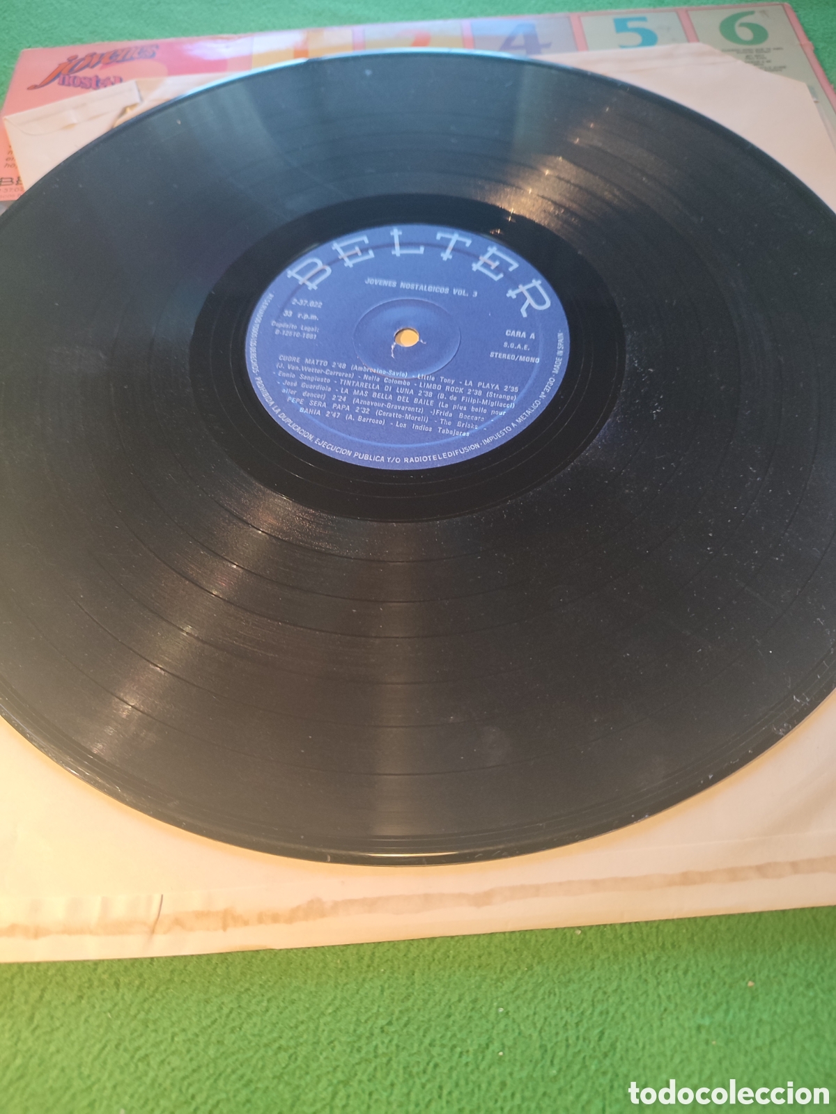 Discos de vinilo: J&oacute;venes Nost&aacute;lgicos vol 3 - Varios 1981 - Foto 3