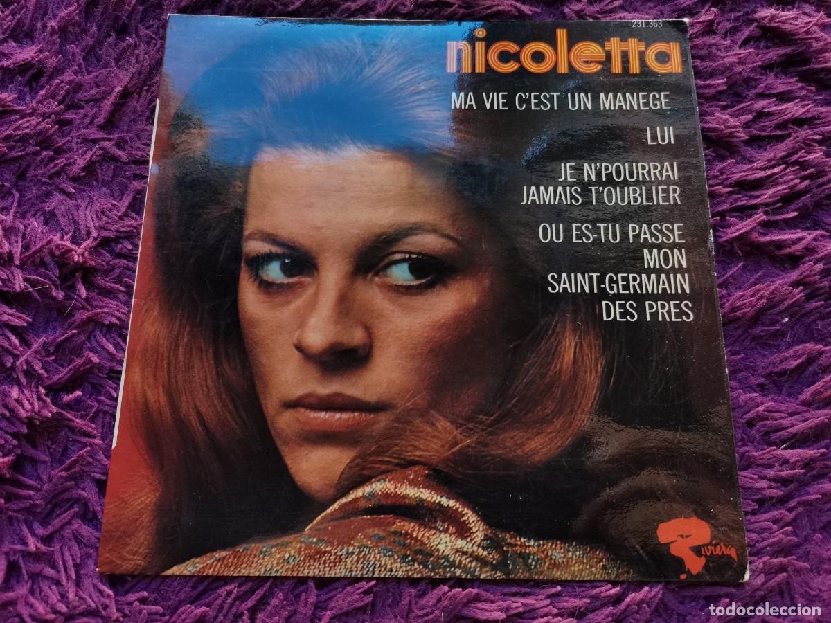Discos de vinilo: Nicoletta &ndash; Ma Vie C'est Un Man&egrave;ge Vinilo 7&rdquo; EP 1969 France 231.363