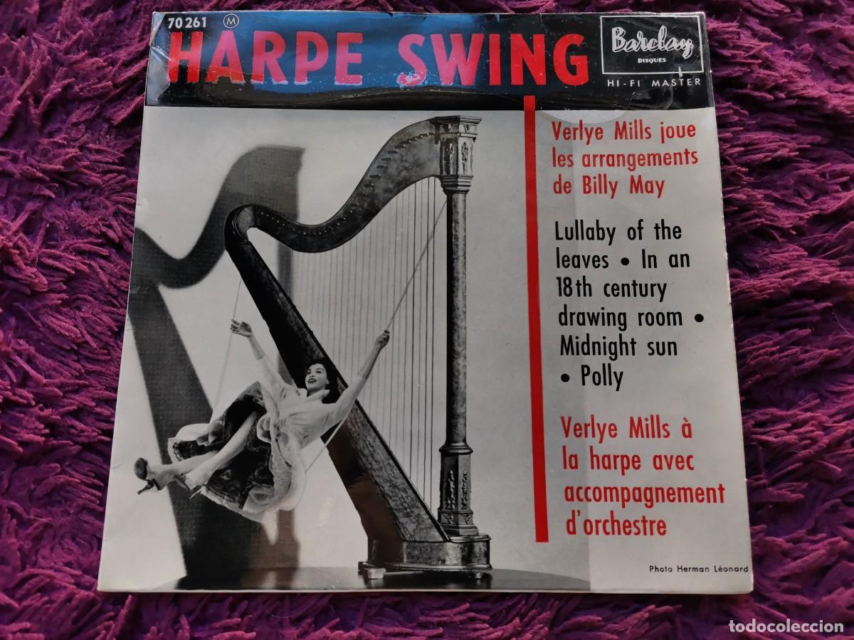 Discos de vinilo: Verlye Mills &ndash; Harpe Swing Vinilo 7&rdquo; EP 1960 France 70261