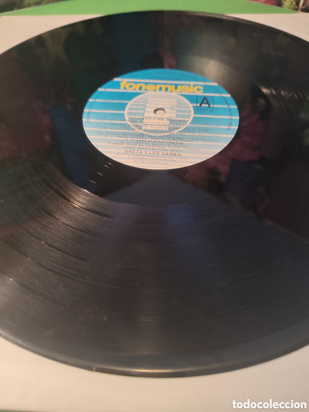 Discos de vinilo: Greta y los Garbo - Llamad a Mr Brown 1991 - Foto 3