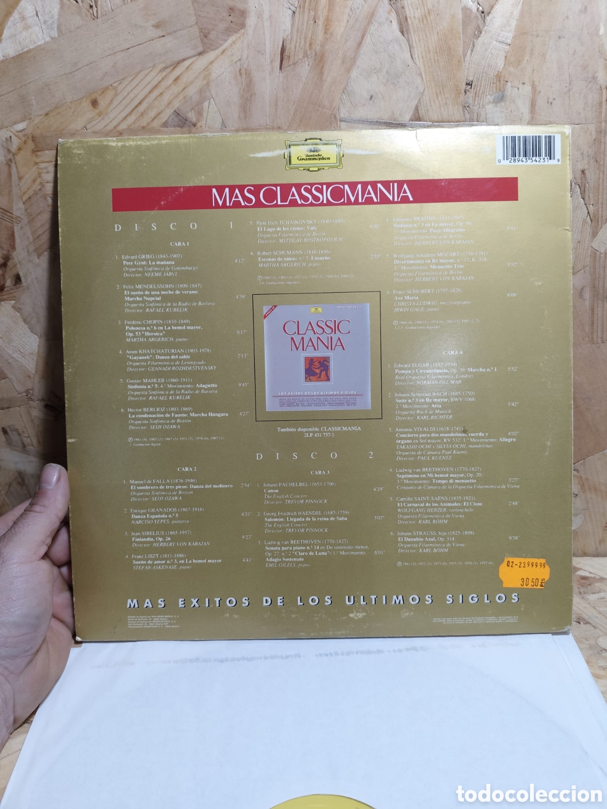 Discos de vinilo: Vinilo doble LP Mas Classic Man&iacute;a. - Foto 2