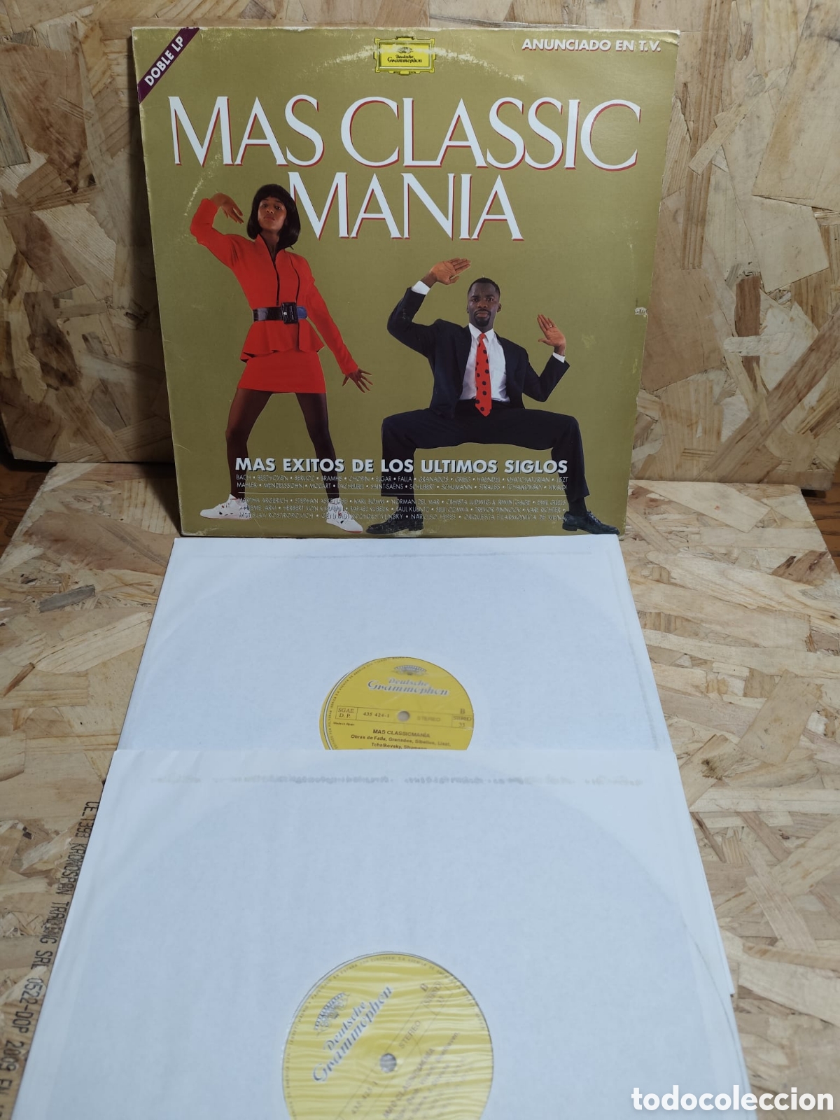 Discos de vinilo: Vinilo doble LP Mas Classic Man&iacute;a. - Foto 1