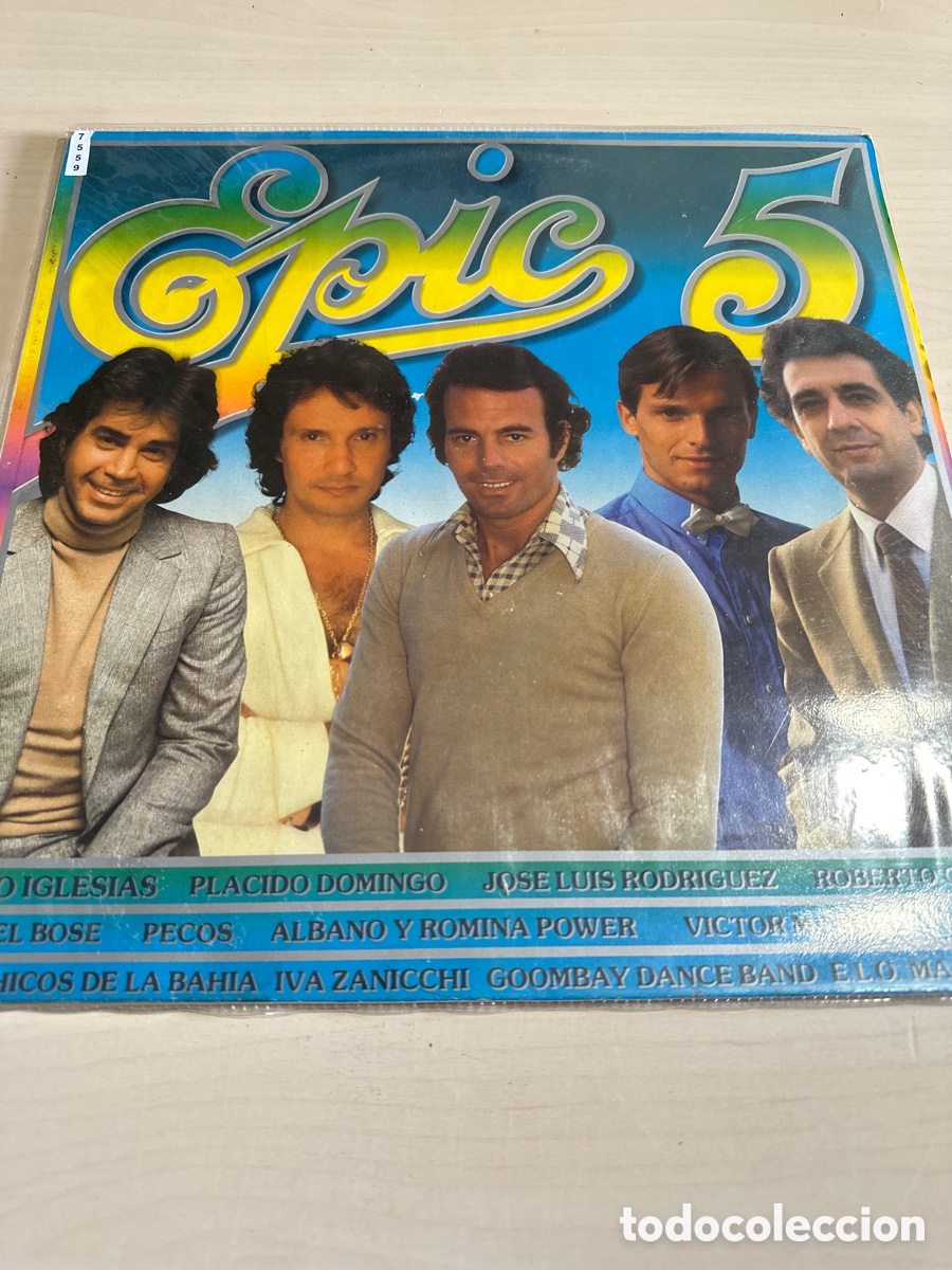 Discos de vinilo: VIN7559 epic 5 vinilo segunda mano