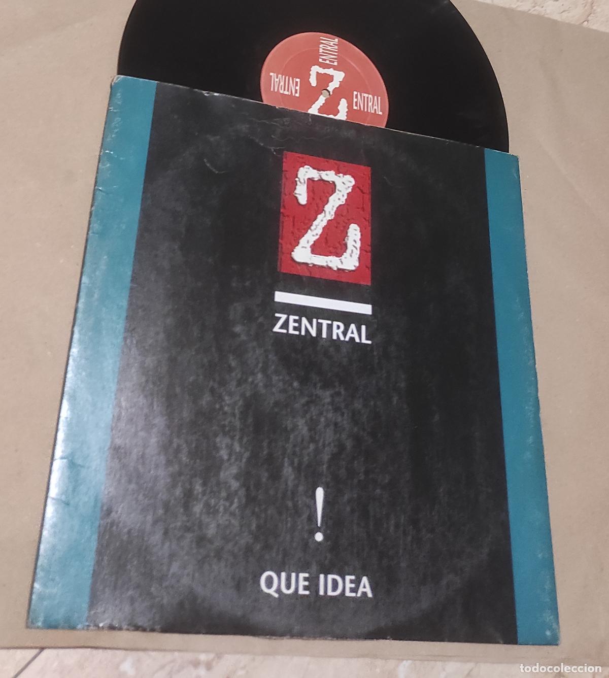 Discos de vinilo: ZENTRAL - QUE IDEA - MAXI -ESPA&Ntilde;A- - Foto 1