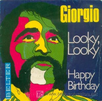 Discos de vinilo: GIORGIO - LOOKY LOOKY - SINGLE DE VINILO DE 1969 FREAKBEAT GIORGIO MORODER C-62 - Foto 1