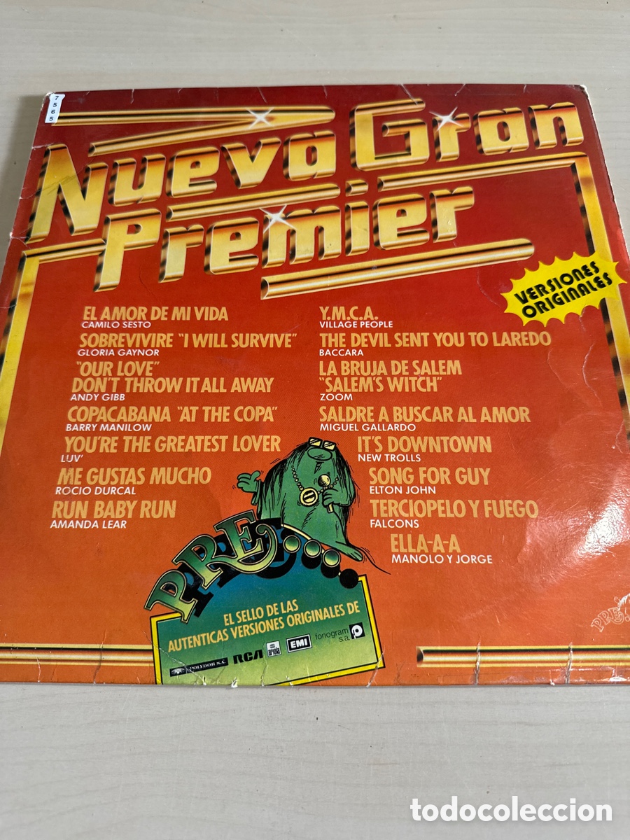 Discos de vinilo: VIN7565 nuevo gran premier vinilo segunda mano