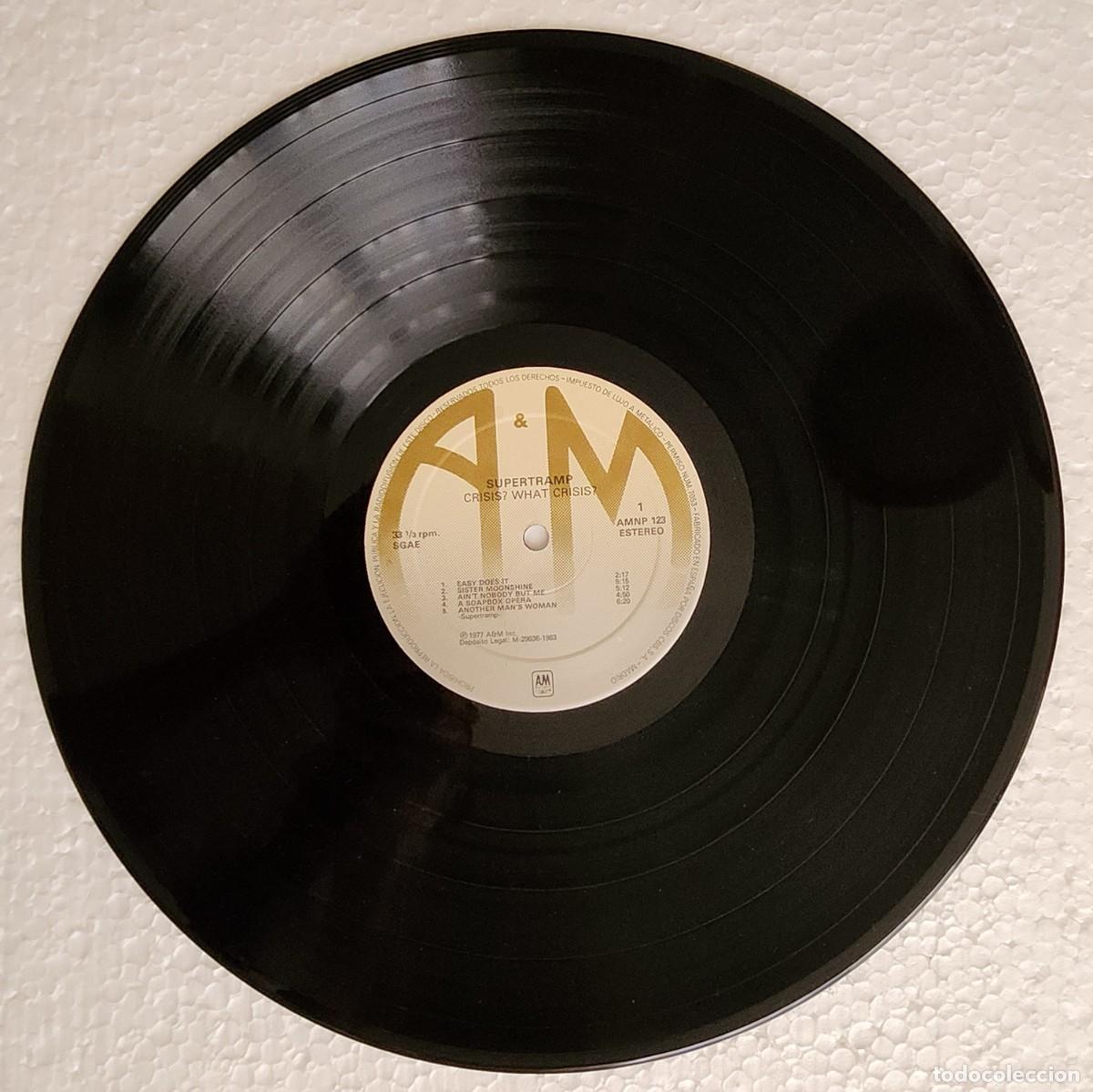 Discos de vinilo: Supertramp: Crisis What Crisis? - Foto 3