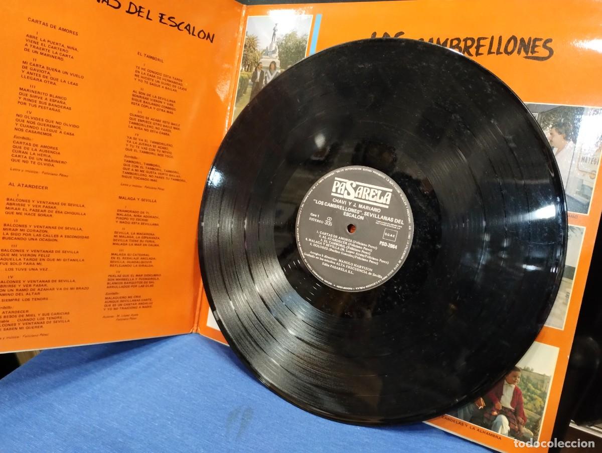 Discos de vinilo: Vinilo de Chavi y J. Mariano &rdquo;Los Cambrellones&rdquo; - Foto 3