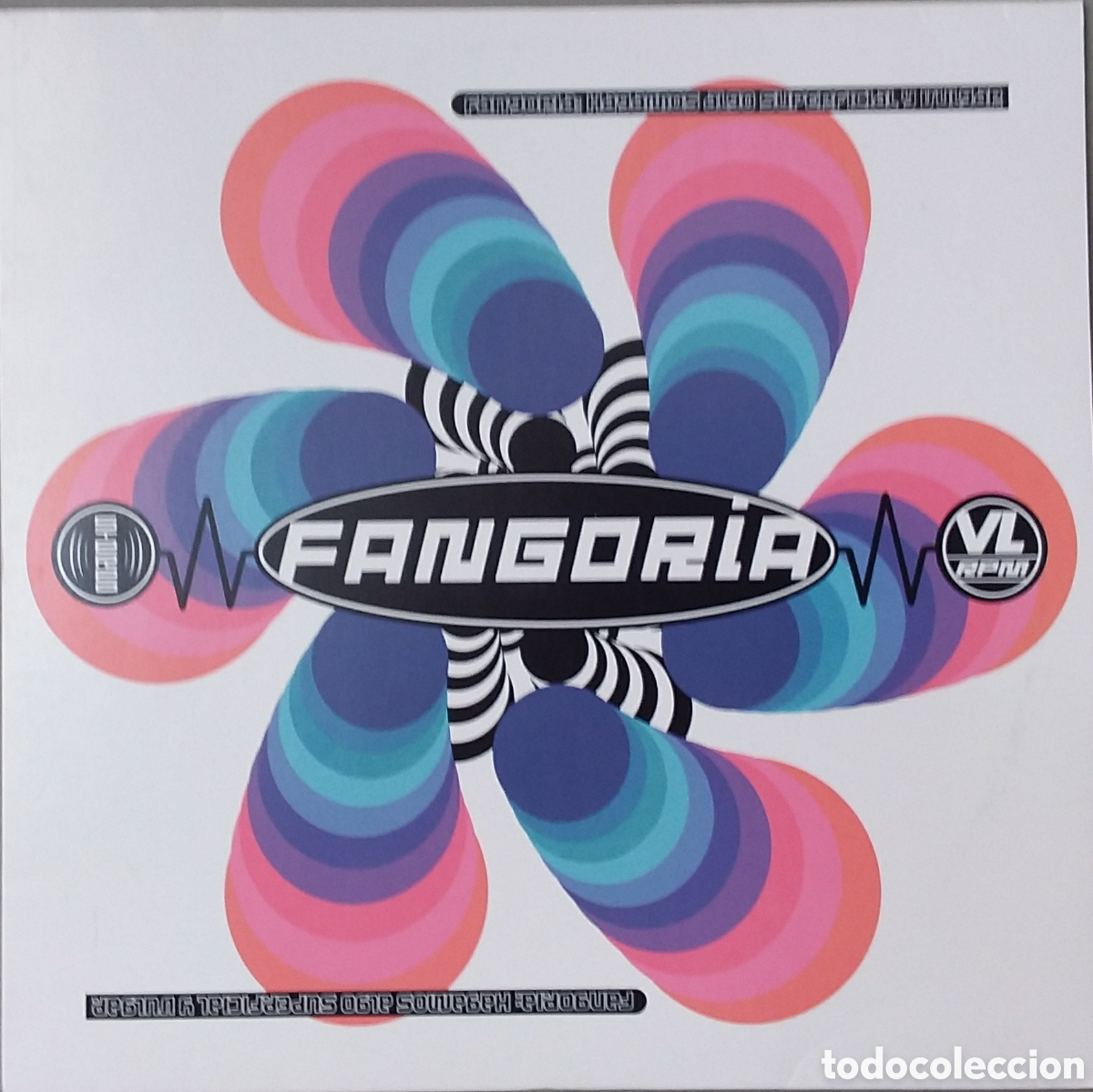 Discos de vinilo: FANGORIA//HAGAMOS ALGO SUPERFICIAL Y VULGAR//1990//LP-MAXI VINILO COLOR//HISPAVOX-WARNER