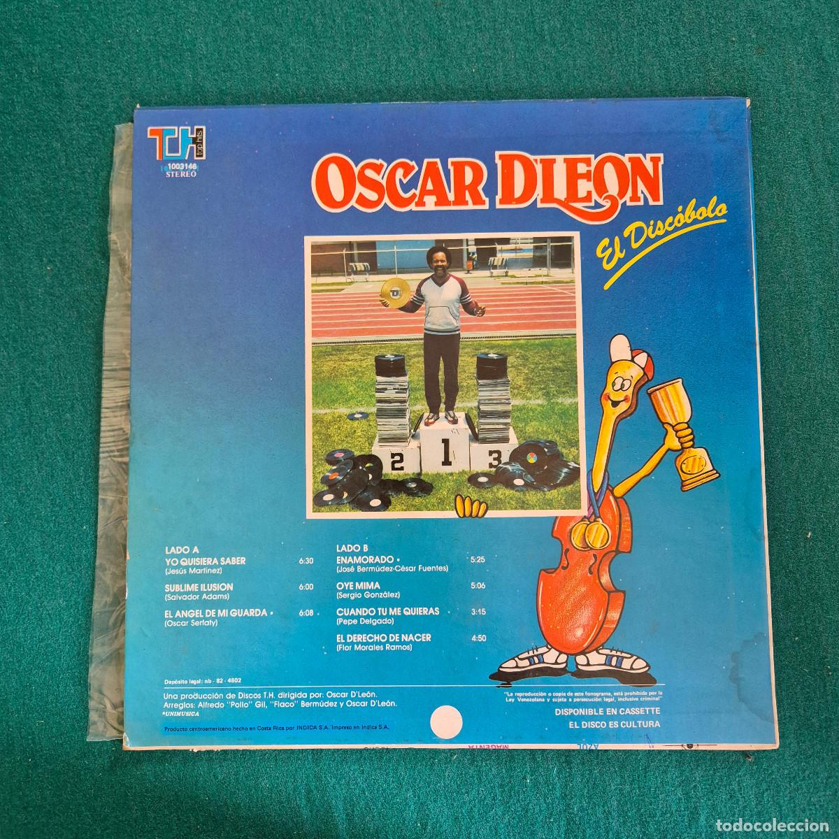 Discos de vinilo: Oscar D Le&oacute;n &ndash; El Disc&oacute;bolo - Foto 2