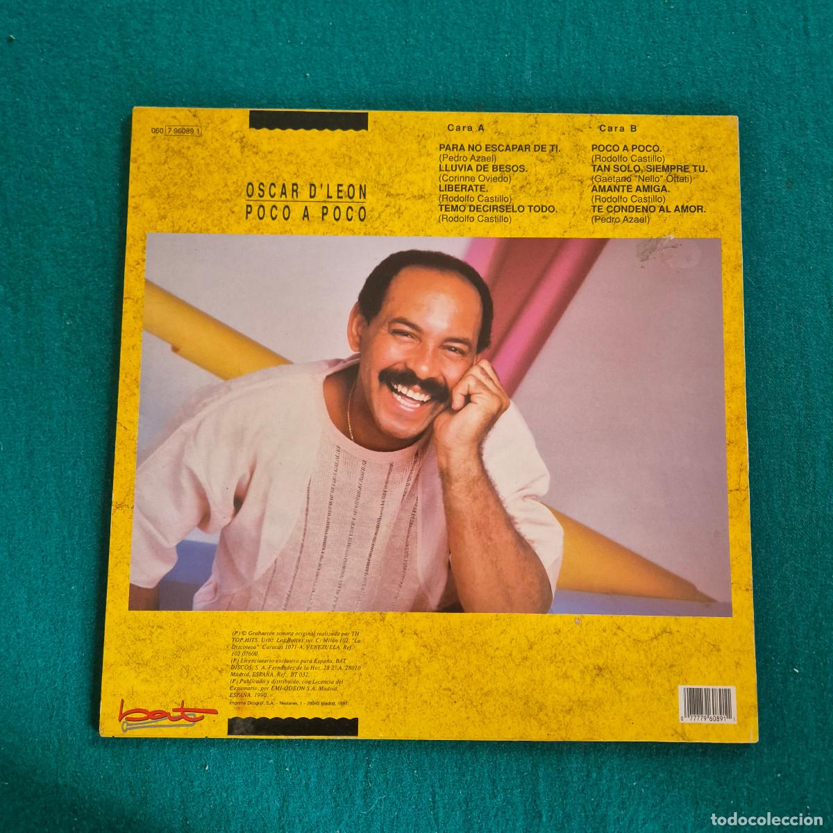 Discos de vinilo: Oscar D Le&oacute;n &ndash; Poco A Poco - Foto 2