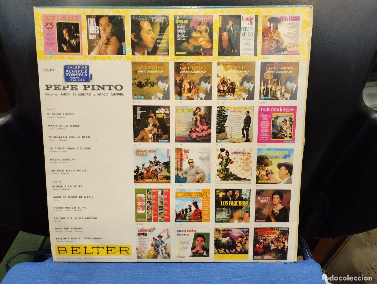 Discos de vinilo: Vinilo de Pepe Pinto &rdquo;Pepe Pinto&rdquo; - Foto 2