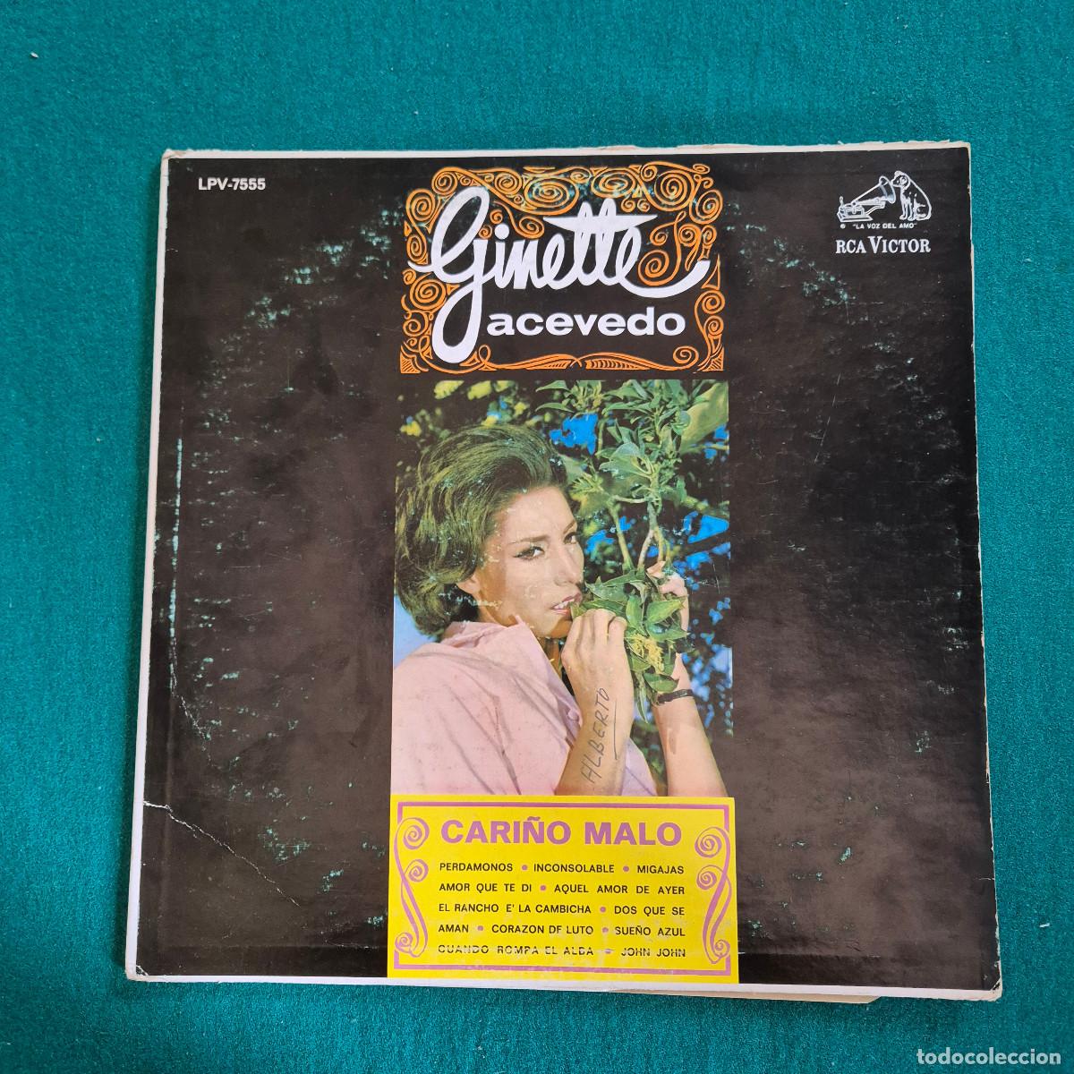 Discos de vinilo: Ginette Acevedo &ndash; Cari&ntilde;o Malo