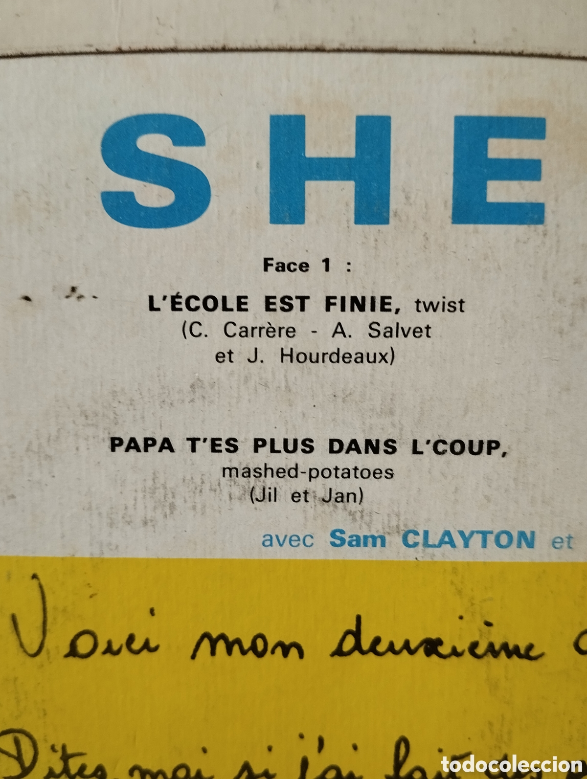 Discos de vinilo: Sheila - L&eacute;cole est finie - EP - Foto 3