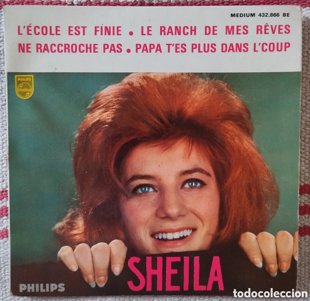 Discos de vinilo: Sheila - L&eacute;cole est finie - EP - Foto 1