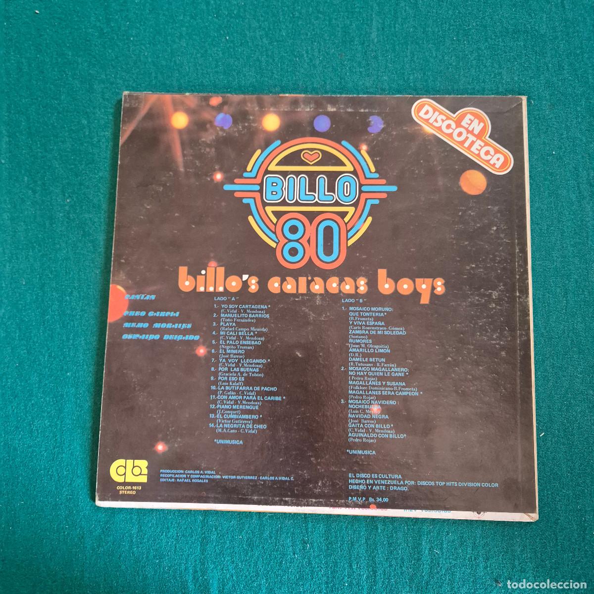 Discos de vinilo: Billos Caracas Boys &ndash; Billo 80 En Discoteca - Foto 2