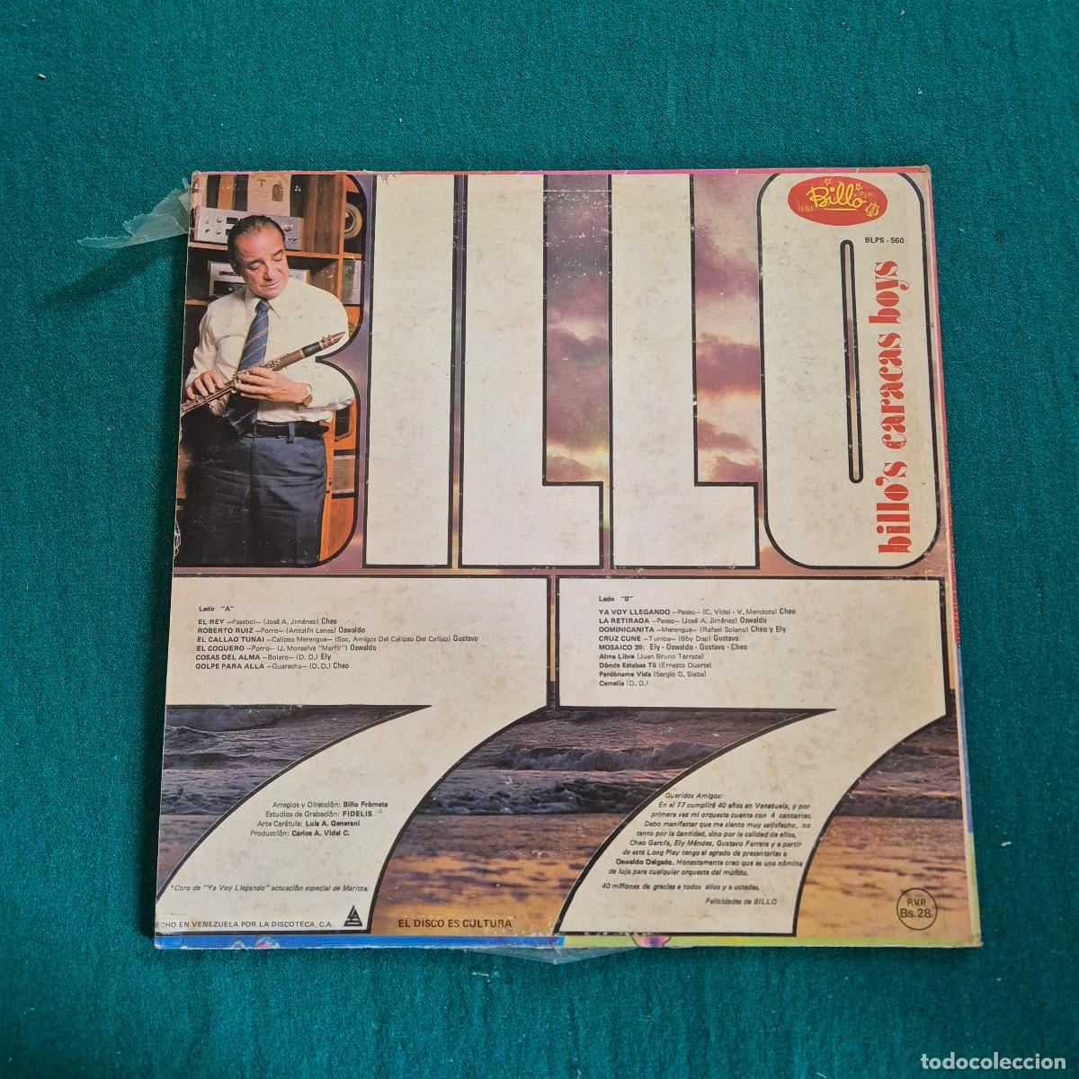 Discos de vinilo: Billos Caracas Boys &ndash; Billo 77 - Foto 2