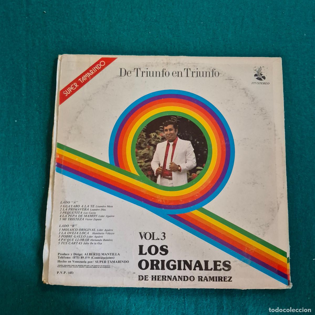 Discos de vinilo: Los Originales &ndash; De Triunfo En Triunfo - Foto 2