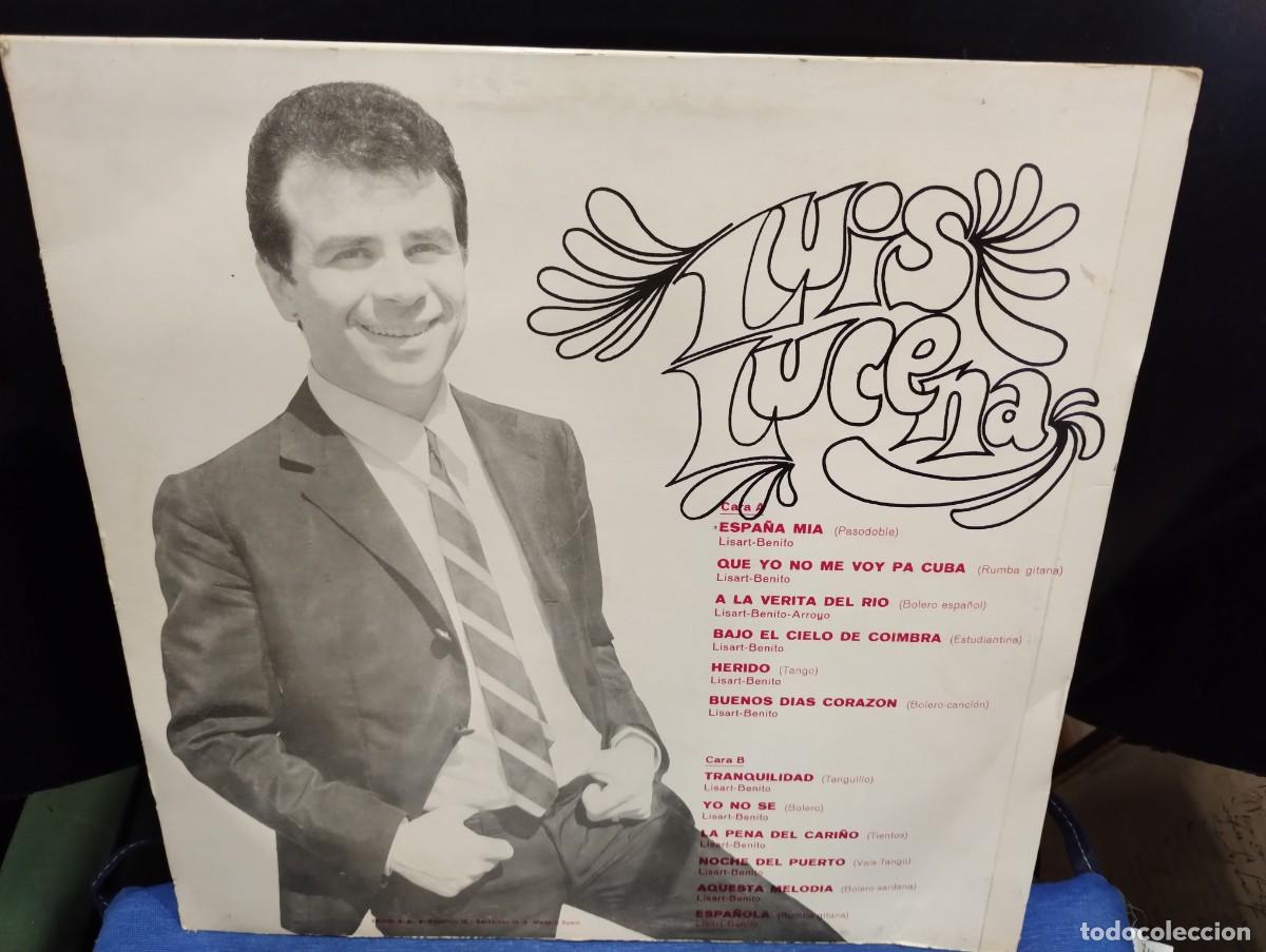 Discos de vinilo: Vinilo de Luis Lucena &rdquo;Luis Lucena&rdquo; - Foto 2