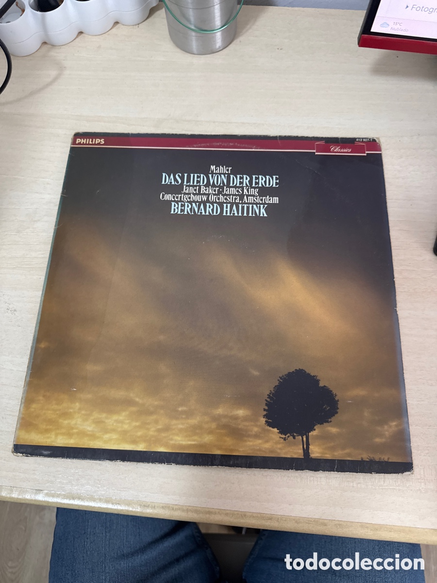 Discos de vinilo: DISCO VINILO MAHLER DAS LIED VON DER ERDE BERNARD HAITINK 1975