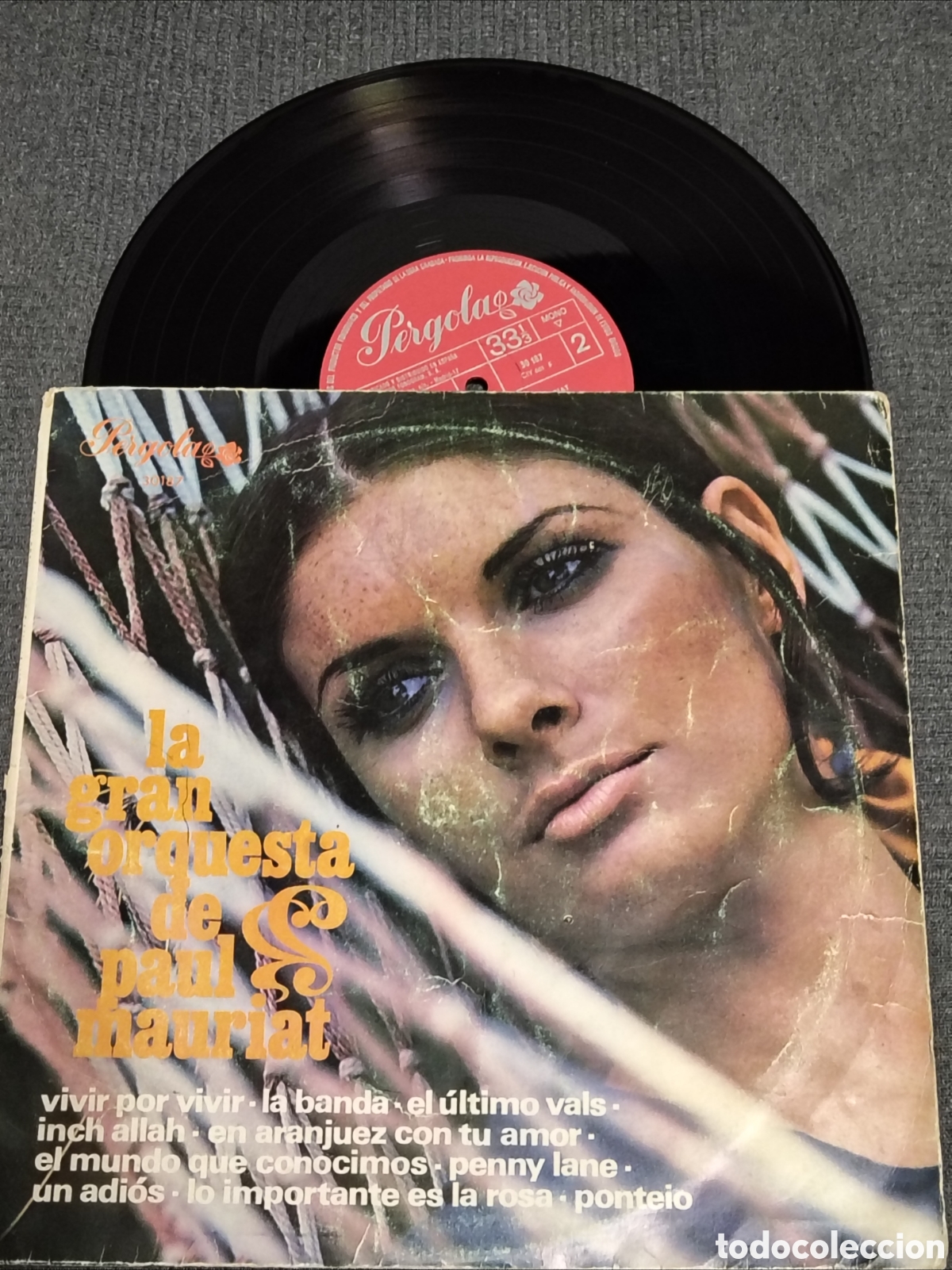 Discos de vinilo: vinilo de La Gran Orquesta de Paul Mauriat 10 pungadas