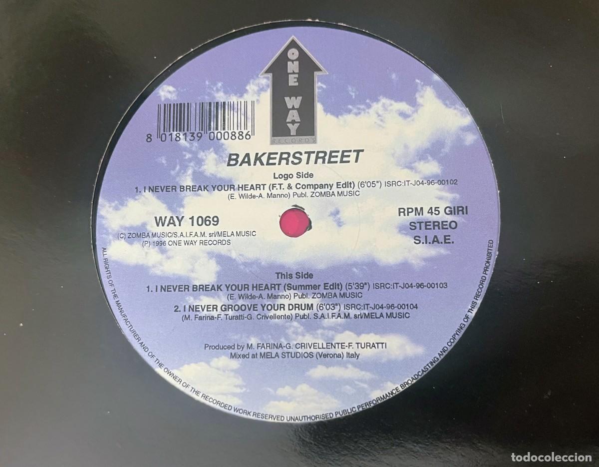 Discos de vinilo: Bakerstreet &lrm;&ndash; I Never Break Your Heart MAXI SINGLE 12&rdquo;