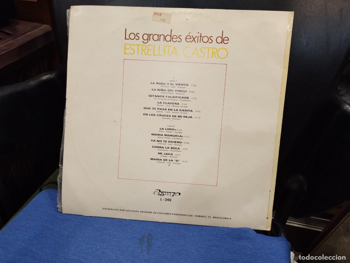 Discos de vinilo: Vinilo de Estrellita Castro &rdquo;Los Grandes &Eacute;xitos&rdquo; - Foto 2