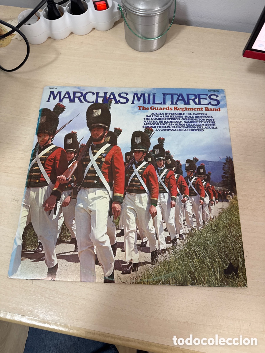 Discos de vinilo: DISCO VINILO MARCHAS MILITARES THE GUARDS REGIMENT BAND 1978