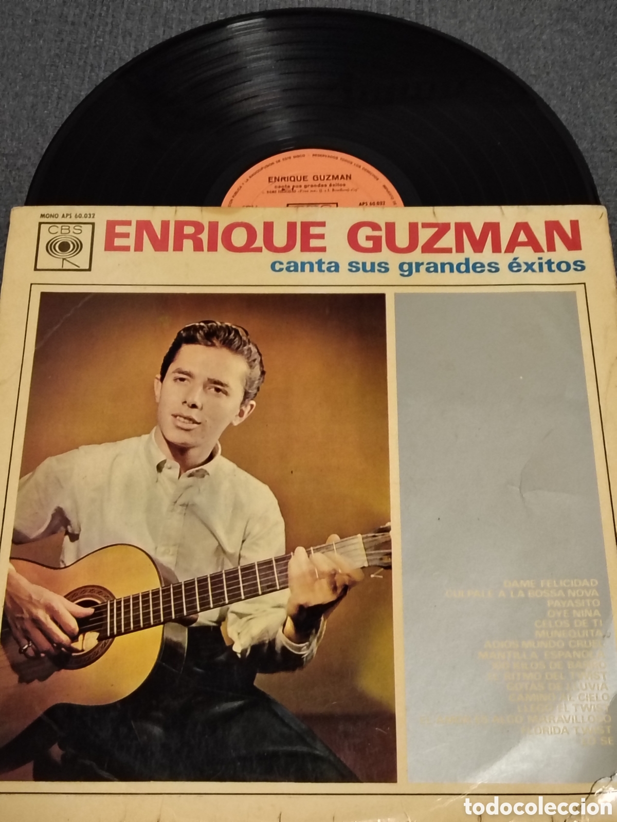 Discos de vinilo: Enrique Guzm&aacute;n - Canta sus grandes &eacute;xitos&rdquo; (Edici&oacute;n de Espa&ntilde;a de 1963